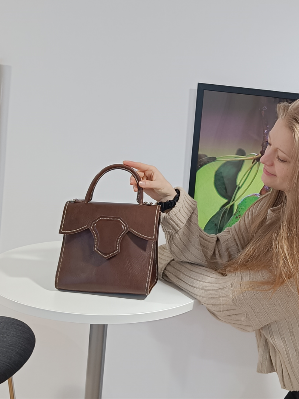 Handstitched Noble Shield Bag