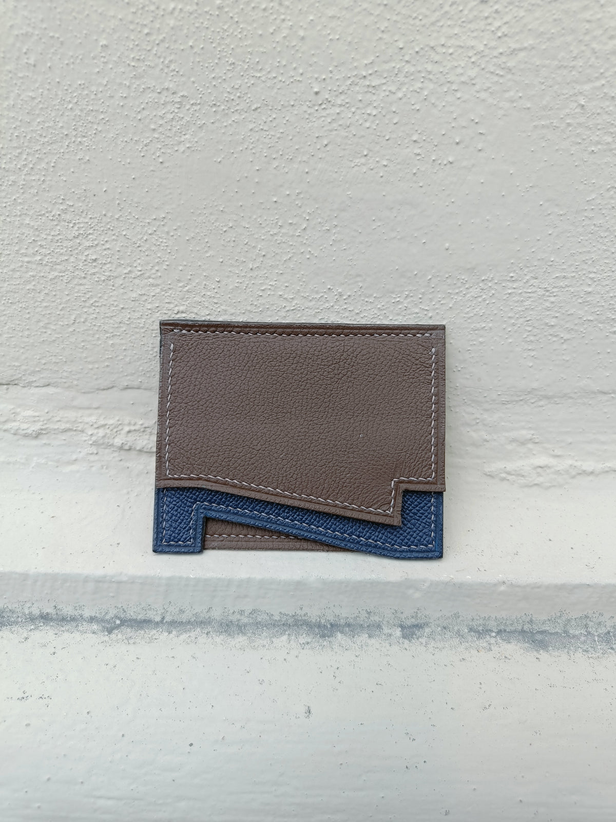 N wallet grained and epsom leather
