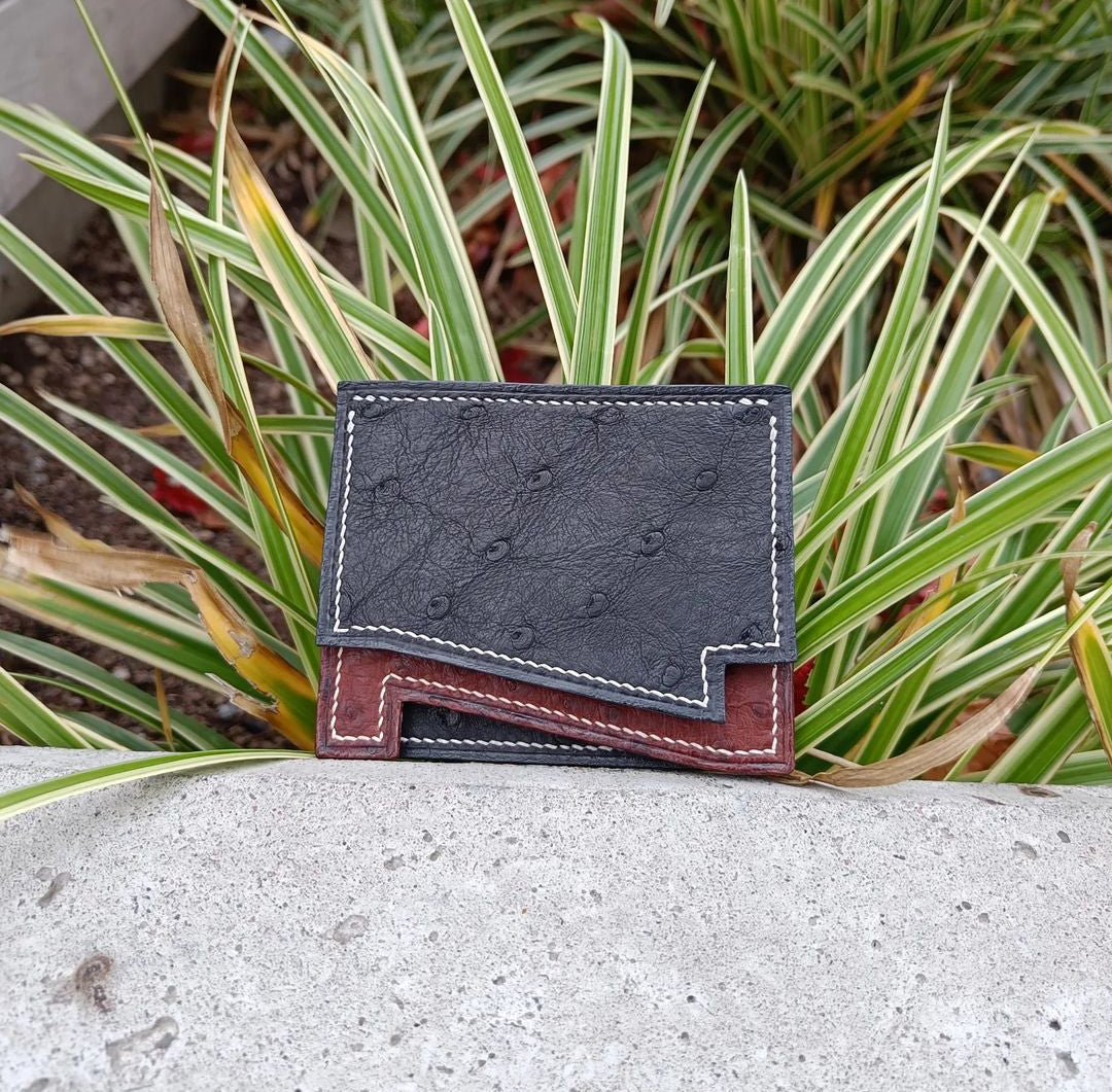 Swedish Ostrich leather "N" Wallet